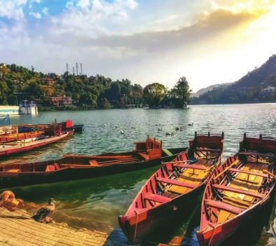 Boats on the lake