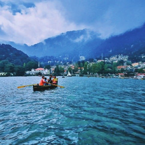 Boating at Nainital lake