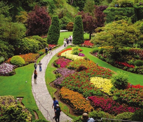 Landscaped park